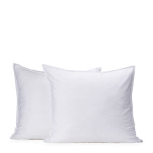 Soft Washed Cotton European Pillowcase - White