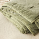Venus Cotton Velvet Quilted Throw - Oilve