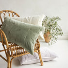 Venus Cotton Velvet Quilted Throw - Oilve