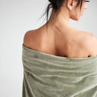 Venus Cotton Velvet Quilted Throw - Oilve