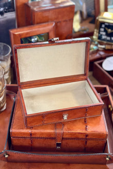 Savoy Leather Storage Box - Medium 24.5 cm