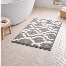 Frankly Cotton Geometric Cotton Bath Mat