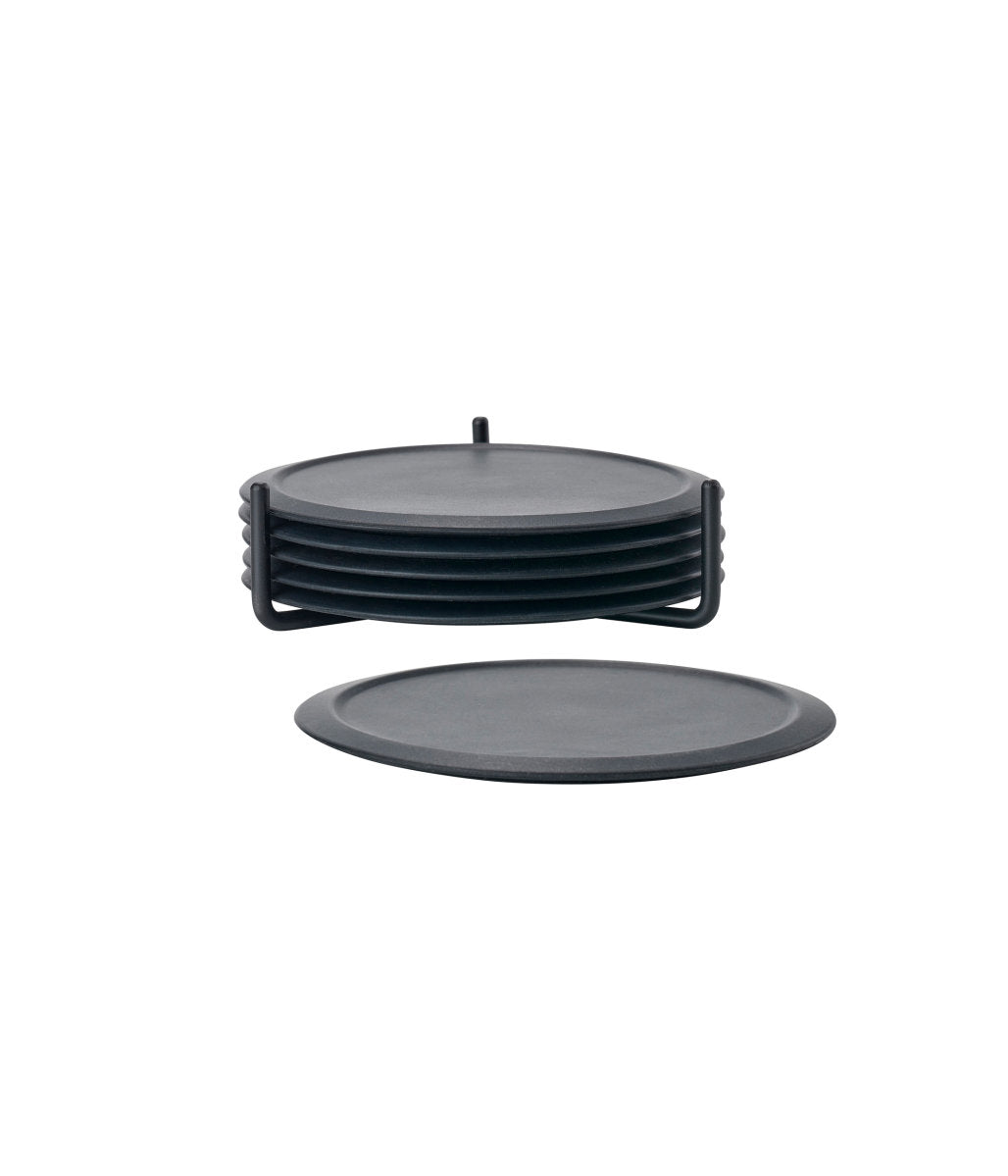 Zone Denmark - Barware Coasters - Black Set of 6