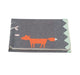 David Fussenegger Toddler Blanket: Fox - Dark Grey