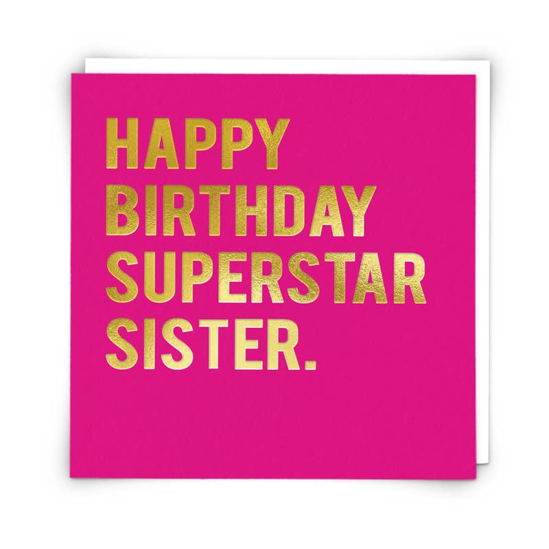 Superstar Greetings Card