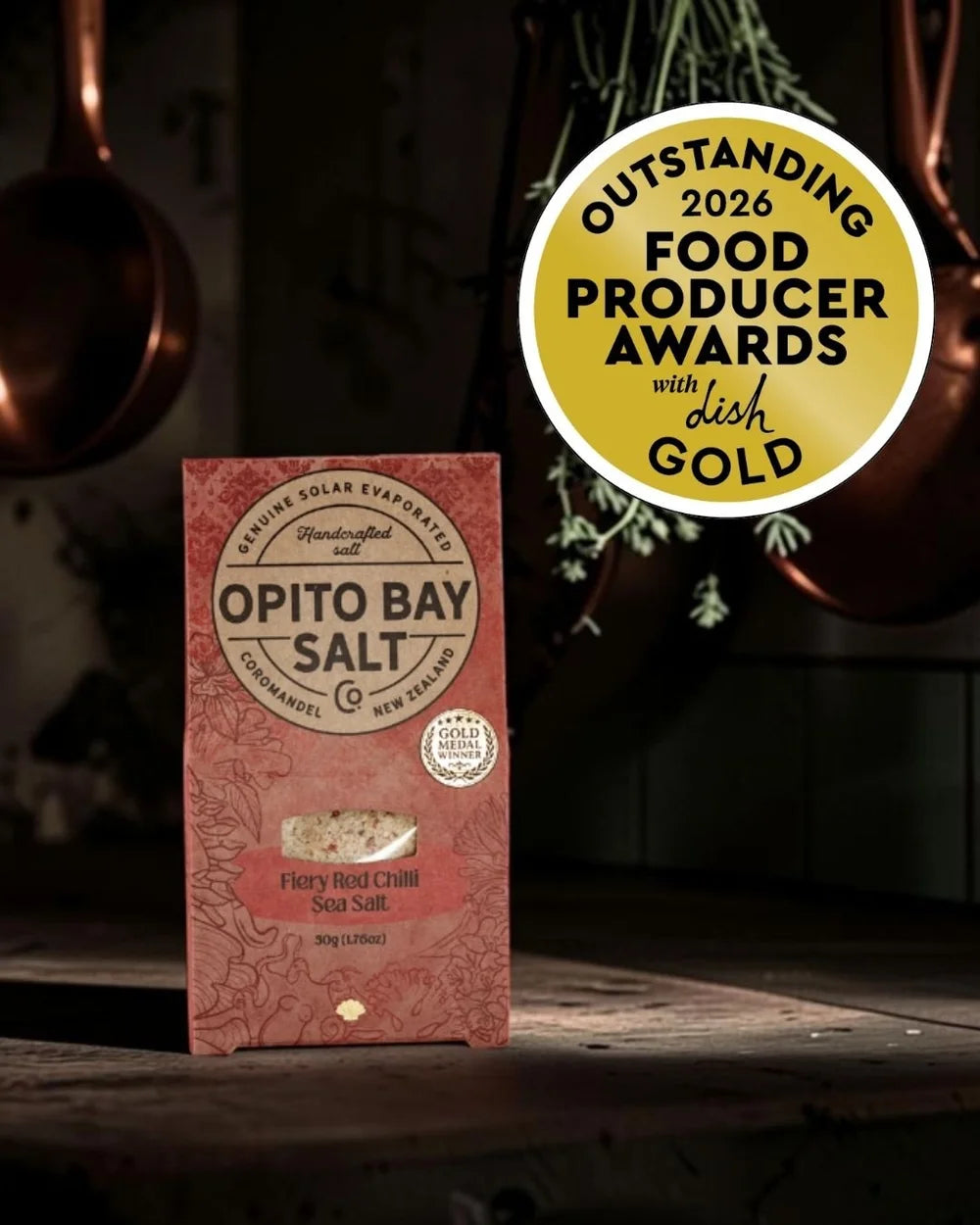 Orpito Bay NEW Coromandel NZ Friery Red Chilli Sea Salt 50g