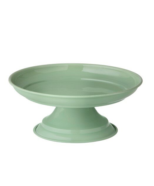 Bungalow Cake Stand - Alora Seagrass H 9.5 x Ø 24 cm