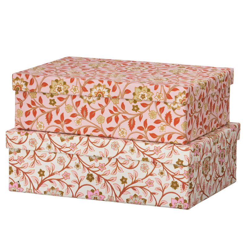Bungalow Oblong Box L - Roja Rose (Set of 2)