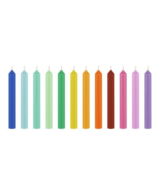 Birthday Candle Set - Candy (Set of 12)