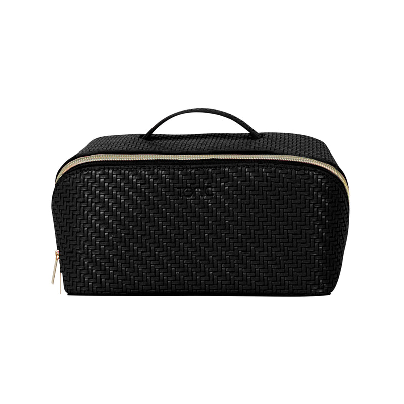 Tonic Herringbone Beauty Bag Medium - Licorice