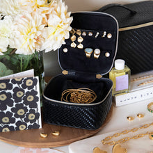 Tonic Herringbone Jewellery Cube - Licorice