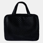 Tonic Herringbone Hanging Cosmetic Bag - Licorice