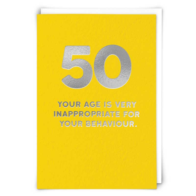 50 Behaviour Greeting Card