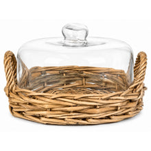 SMALL CLOCHE COVERED BASKET