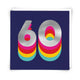 Navy 60 Greetings Card *