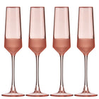 Panama Coral 4Pk Champagne Glass
