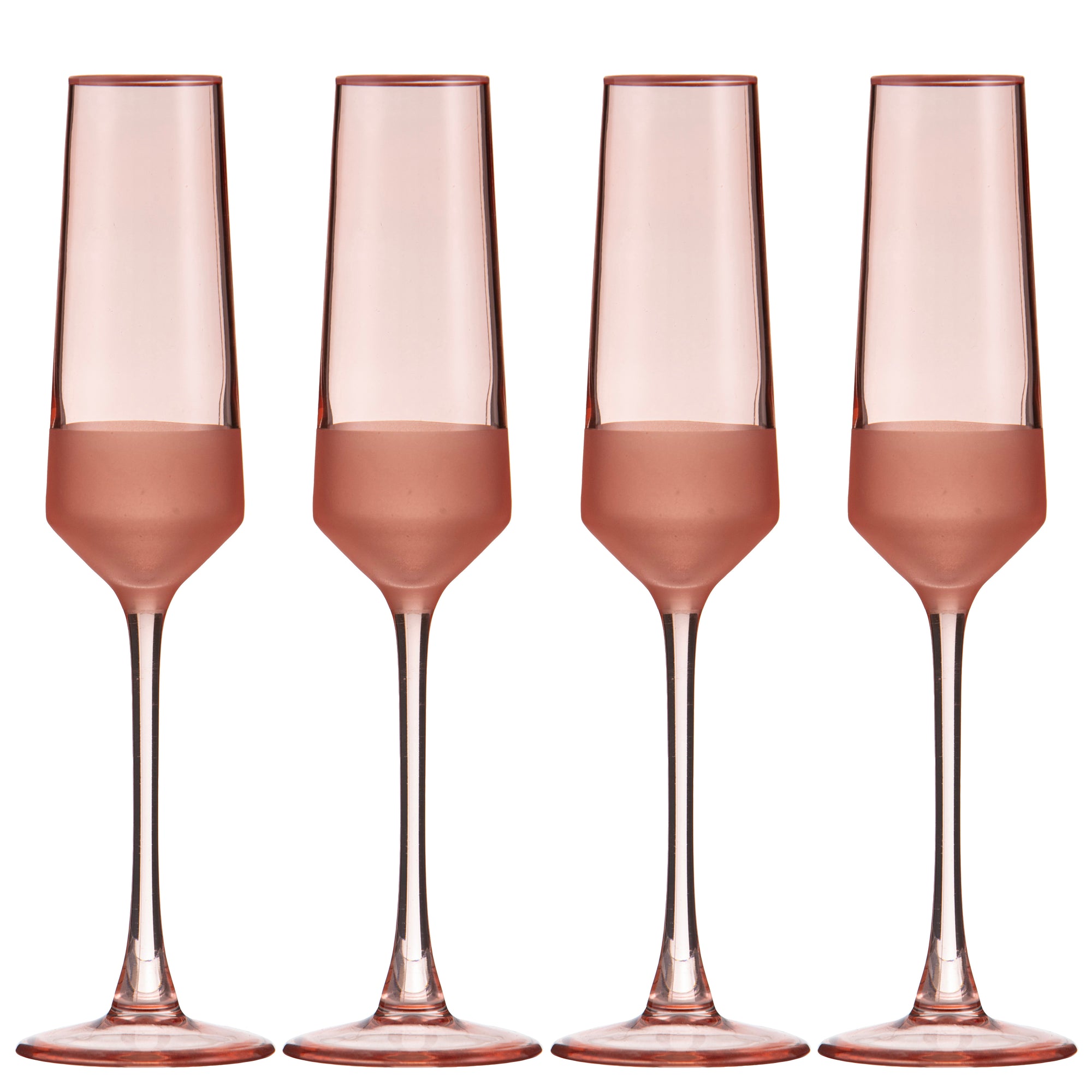 Panama Coral 4Pk Champagne Glass