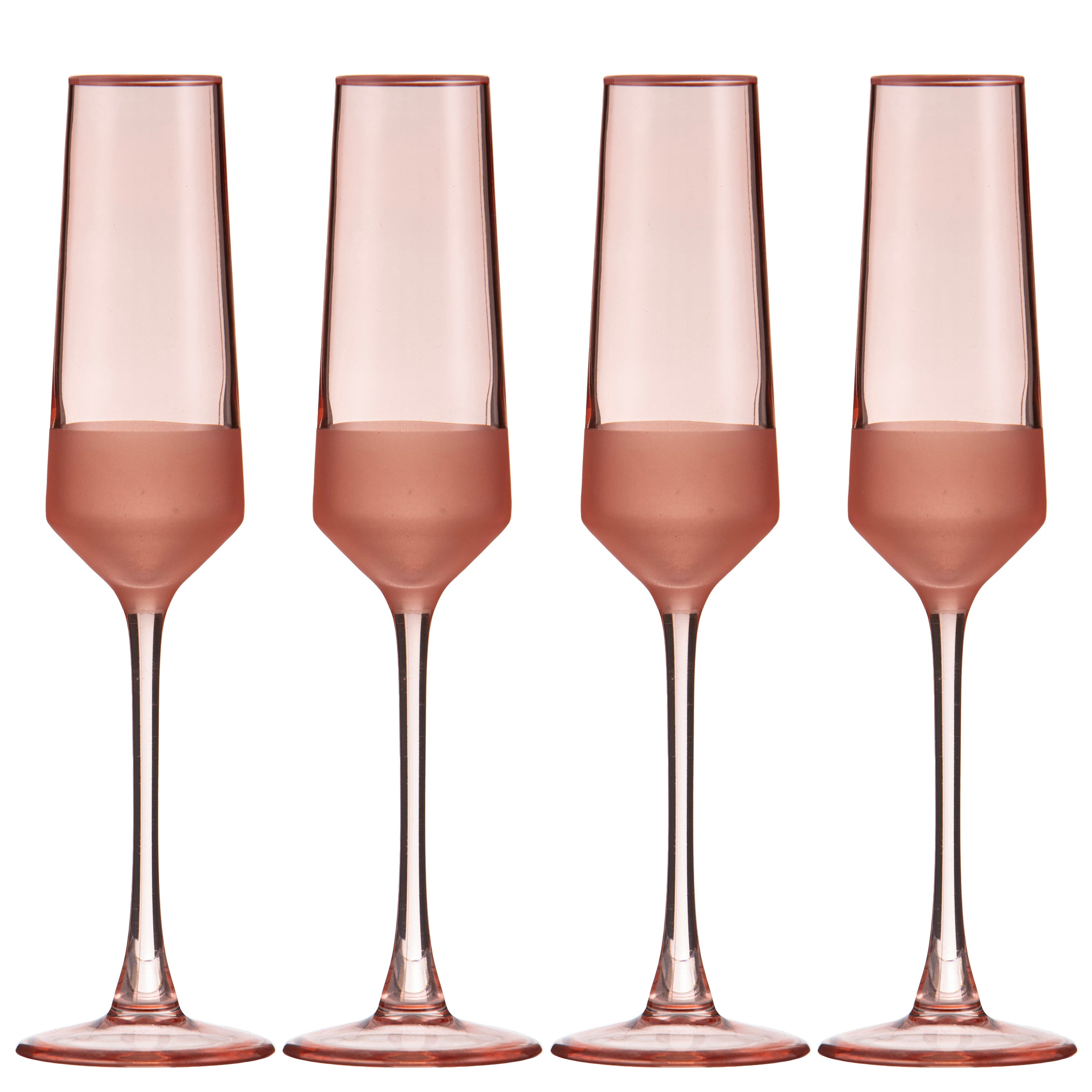 Panama Coral 4Pk Champagne Glass