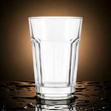Frankly Cotton Clear Faceted Glass Tumbler 473ml