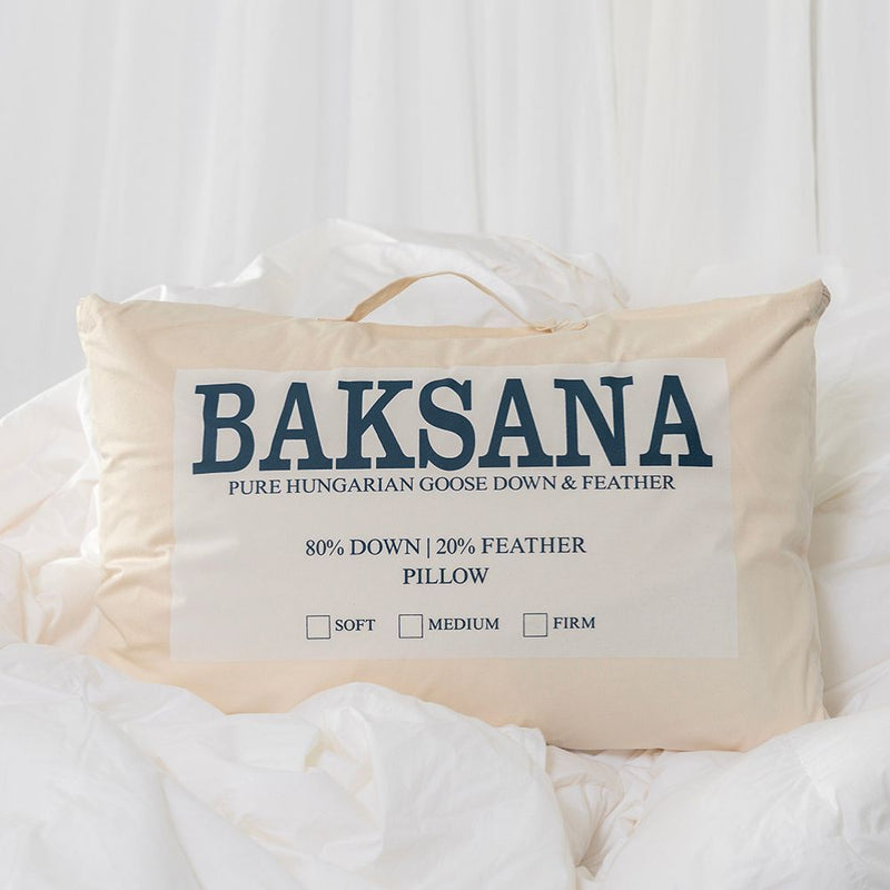 80/20 Hungarian Goose Down & Feather Pillow