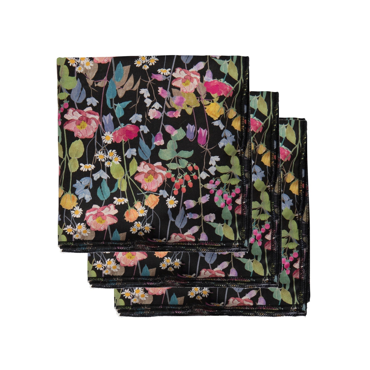 Liberty Print - Boxed Fairytail Forest 3pc handerchiefs