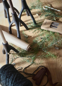 MUUBS Aion Nordic Candle holder Small - Black - 13.4cm Tall  - Available August