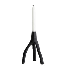 MUUBS Aion Nordic Candle holder Small - Black - 13.4cm Tall  - Available August