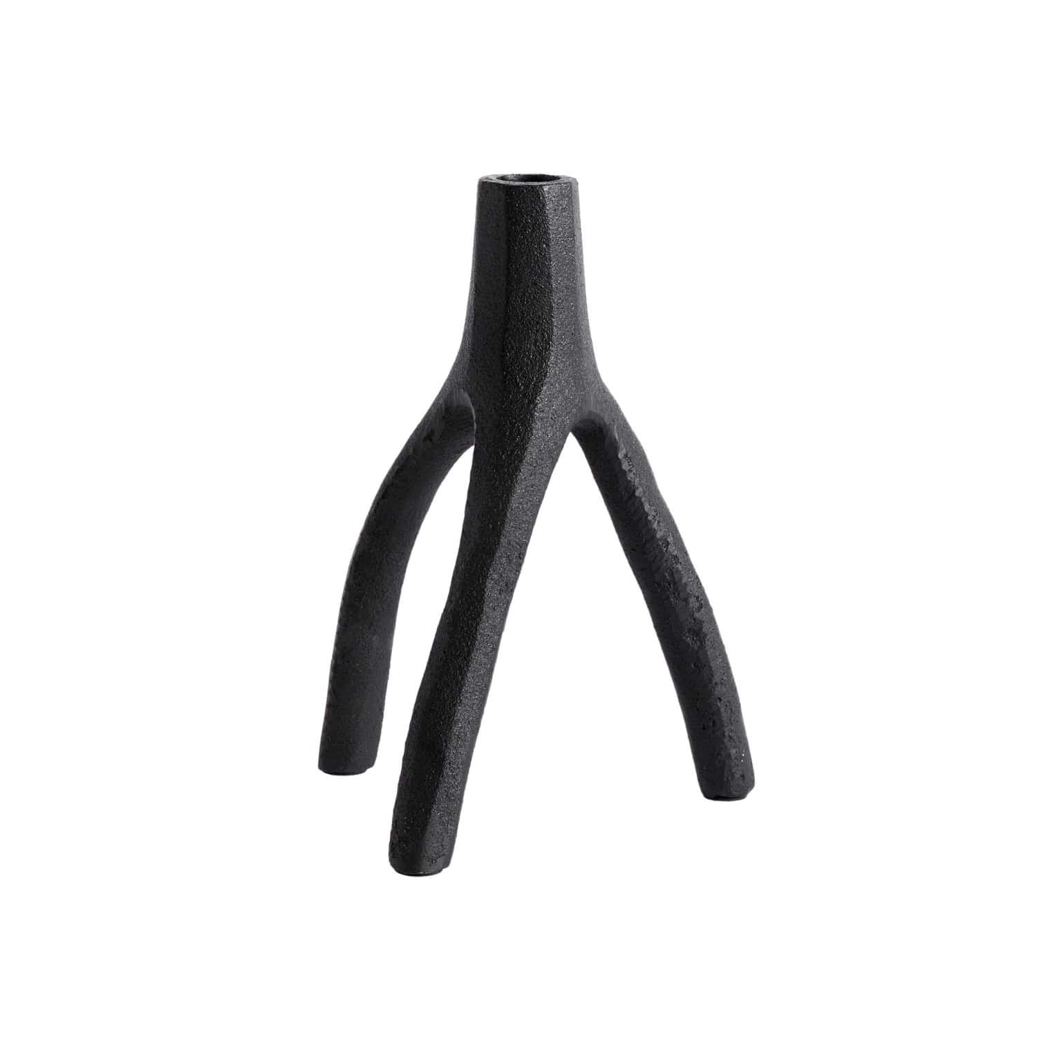 MUUBS Aion Nordic Candle holder XL - Black - 22cm Tall - Available August