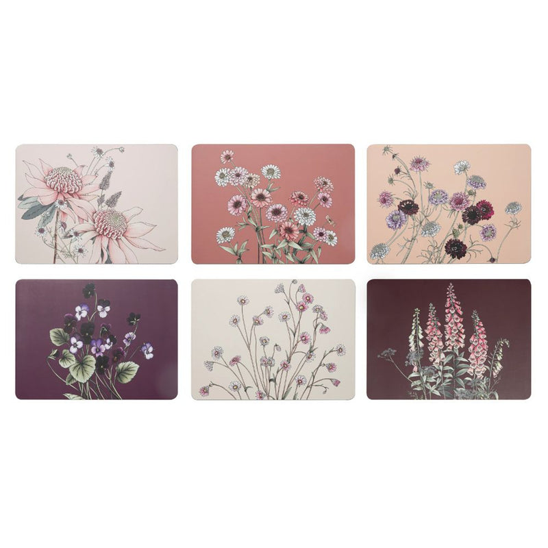 Secret Garden Pink 6Pk Placemat