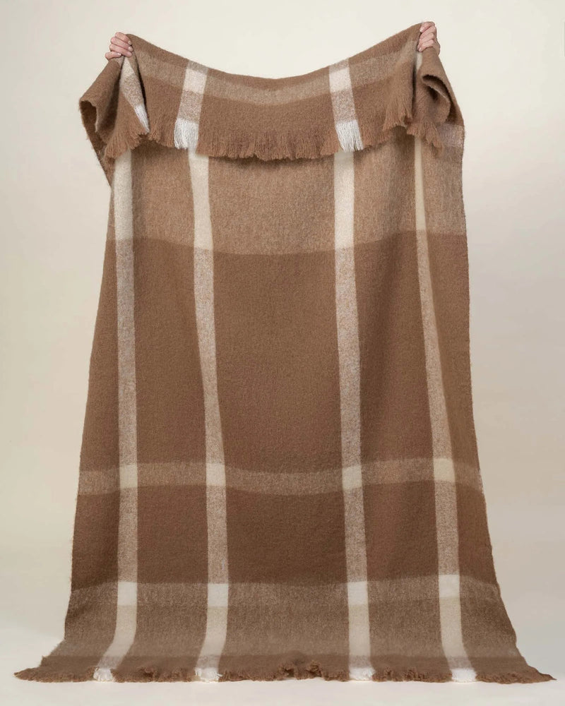 Mayfield Cinnamon Throw - Pure NZ Wool -130x200cm