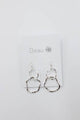 AE019 Puzzle Silver Earrings