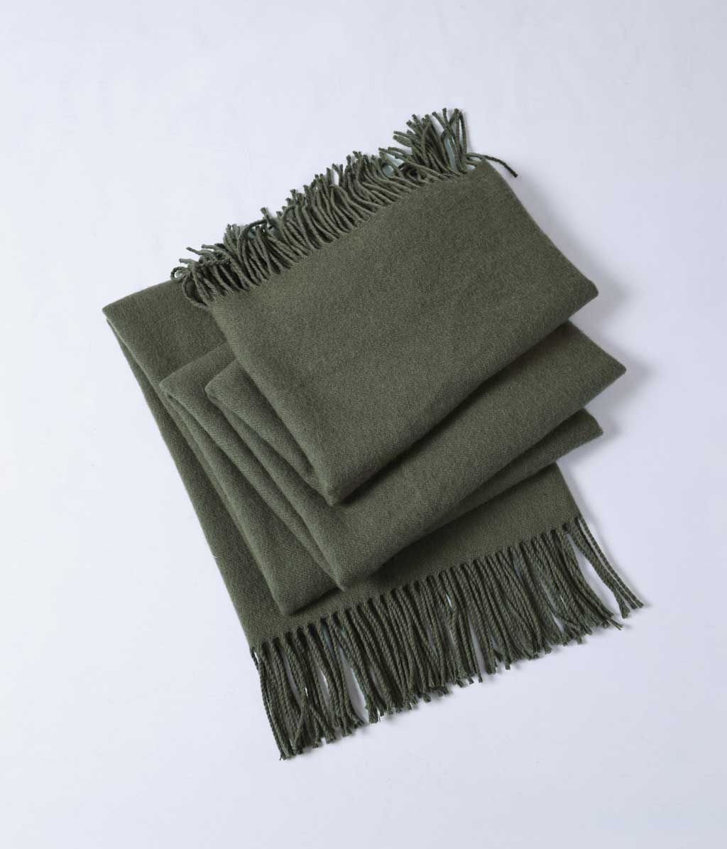 Lodge Lambswool Throw Sage