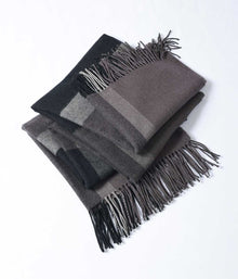 Lodge Lambswool Throw Schist