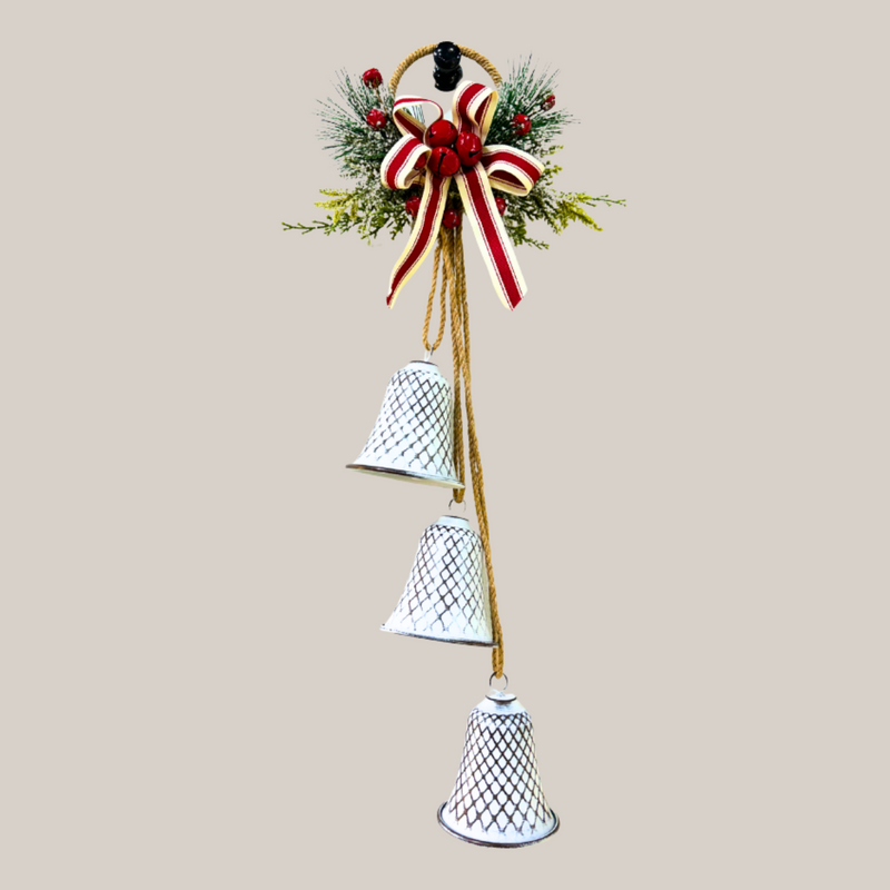 Hanging Bell Trio in White