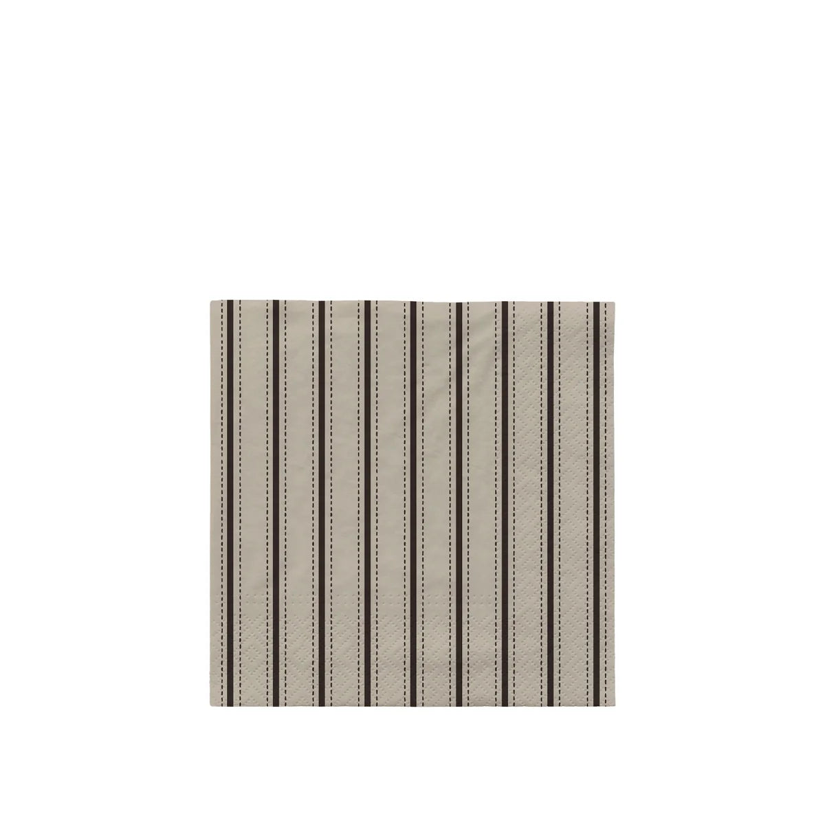 BROSTE Copenhagen Paper Napkin Dolly - Black/Off-White 20 Pack - 33cm wide