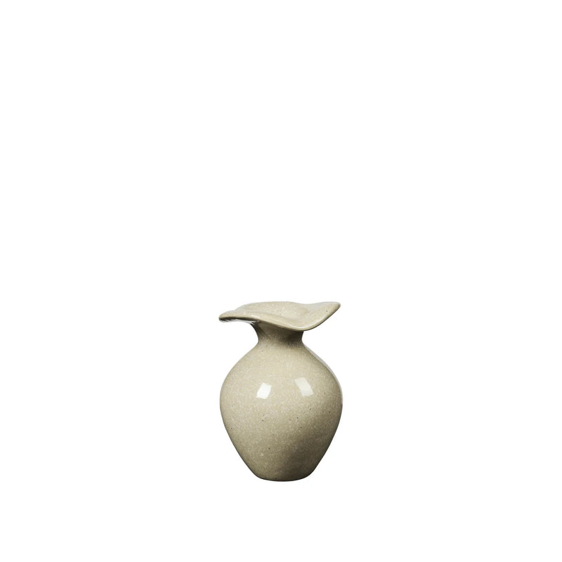 BROSTE Copenhagen Vase Florentina XS - Glossy Beige  - July