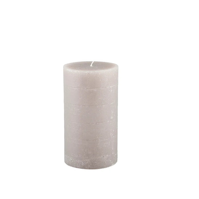 Broste Copenhagen  Candle Pillar 18cm- Linen