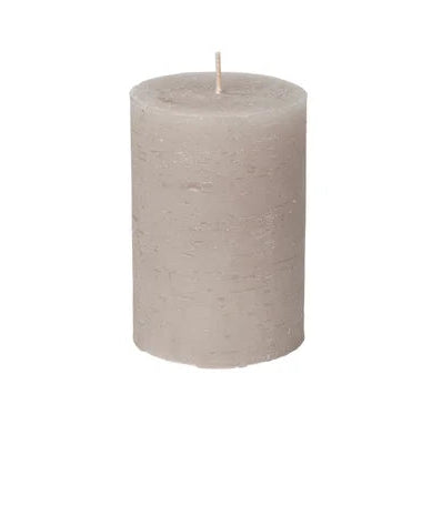 Broste Copenhagen  Candle Pillar 10cm - Linen