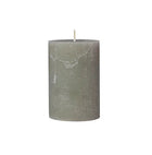 BROSTE Copenhagen Candle Pillar 13.5cm Tall  - Grape Leaf Green