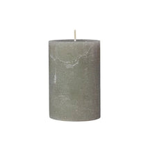 BROSTE Copenhagen Candle Pillar 13.5cm Tall  - Grape Leaf Green