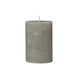 BROSTE Copenhagen Candle Pillar 13.5cm Tall  - Grape Leaf Green