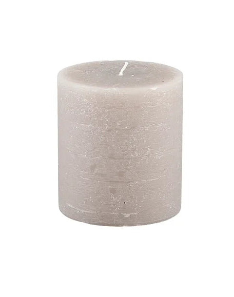 Broste Copenhagen  Candle Pillar 11cm - Linen