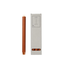 BROSTE Copenhagen Candle Flat Top Set of 6 x 29cm Tall - Terracotta