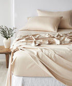 Bamboo Cotton King Pillowcases - Natural