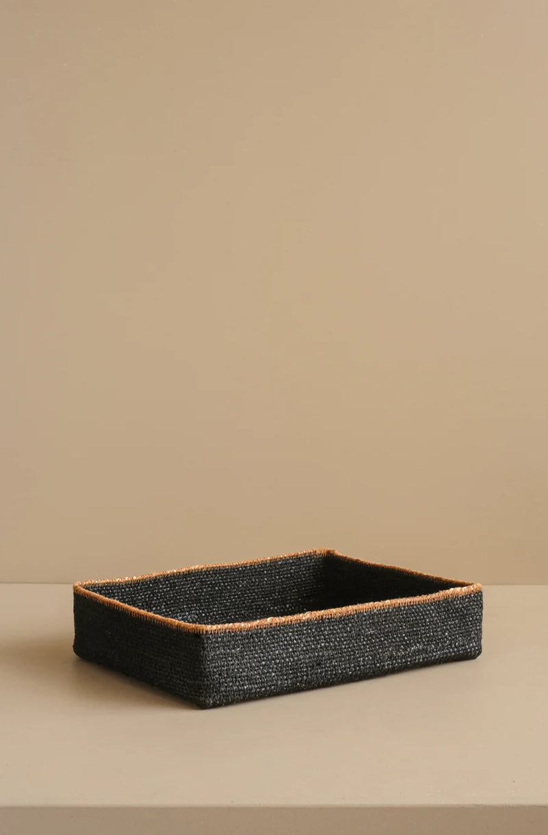 Bianca Lorenne Basso Black Basket - Large 24x32x7 cm