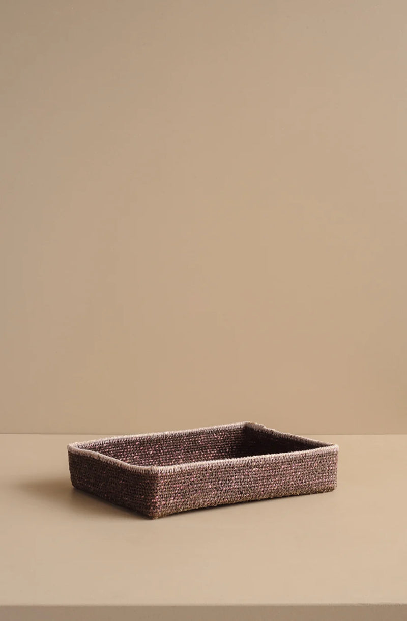 Bianca Lorenne Basso Cacao Basket - Medium W19 x L27 x H5.5cm