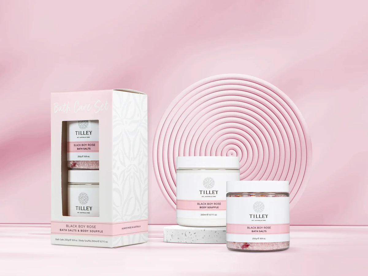 Tilley Black Boy Rose - Bath Care Set 250g