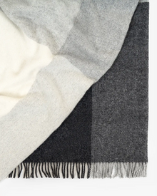 Weave Bayswater Large Charcoal Check Throw  - 150 x 240cm - Ships September