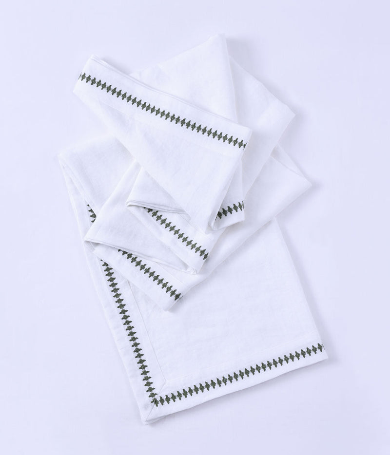 Bee Embroidered Table Cloth