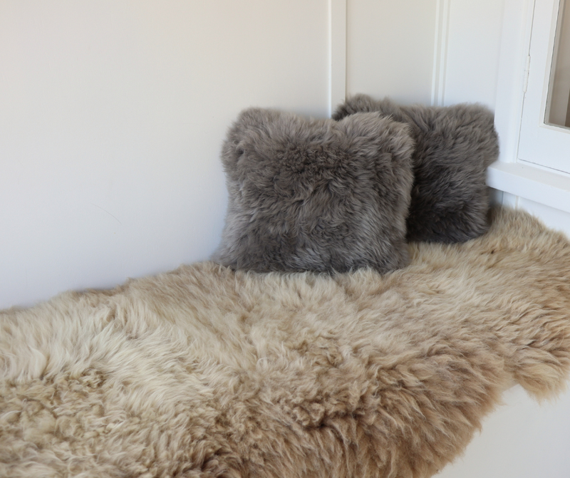 Sheepskin Small Cushions 35cm x 35cm